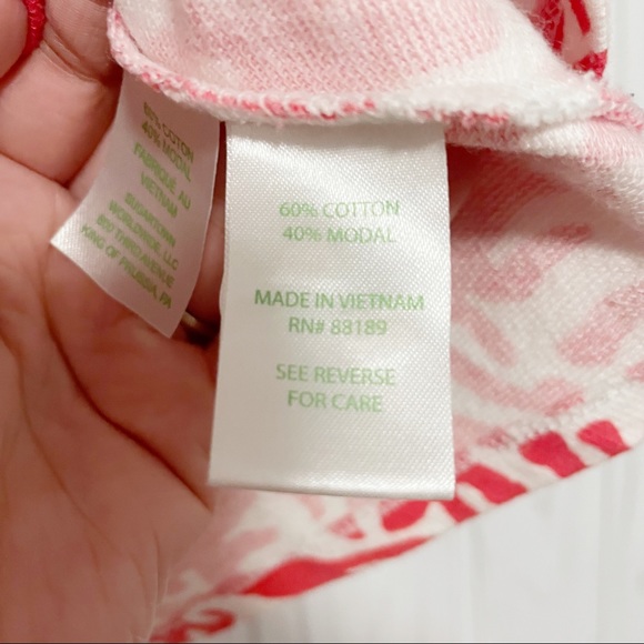 Lilly Pulitzer Odette Tunic Coral Top Size XS - Picture 7 of 7